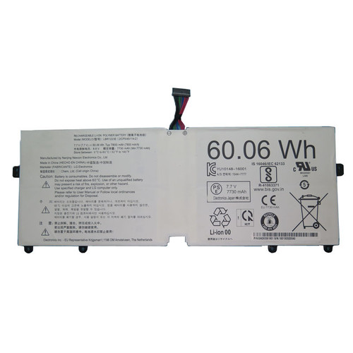 Laptop Battery For LG Gram 14Z990 14Z990C 14Z990-G 14Z990-H 14Z990-L 14Z990-V LG14Z99 14ZD990 14ZD990-L 14ZD990-G 14ZB990 14ZB990-G 7.7V 60.6wh 7730mAh New