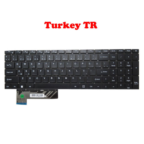 Laptop Keyboard For Gateway GWTN156-5 GWTN156-7 GWTN156-9 GWTN156-1 GWTN156-4 Turkey TR Black NO Frame New