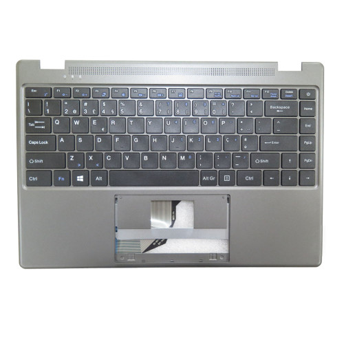 Laptop PalmRest&keyboard For Lenovo CM1410 Portugal PO PT Upper Case Gray New