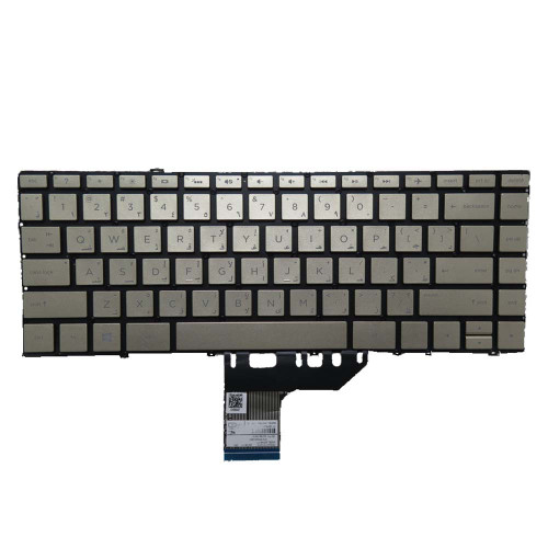 Laptop Keyboard For HP Spectre x360 13-W000 HPM16N83A0J9301 with Backlit Arabia AR Gold
