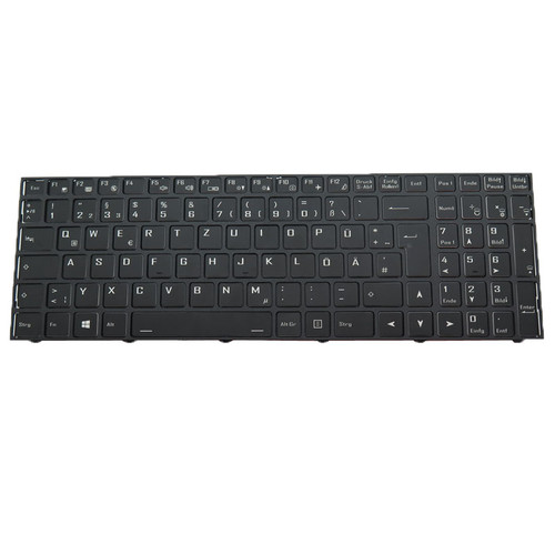 Laptop Backlit Keyboard For CLEVO PD70PNT1 PD71PNT1 PD70PNN1 PD71PNN1 PD70PNR1 PD71PNR1 PD70PNP1 German GR Black Frame New