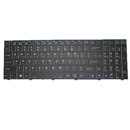 Laptop Backlit Keyboard For CLEVO NL55AU NL51GU NL51GU1 NL51LU NL51MU NL55MU NL51NU NL51PU Korean KR Black Frame New
