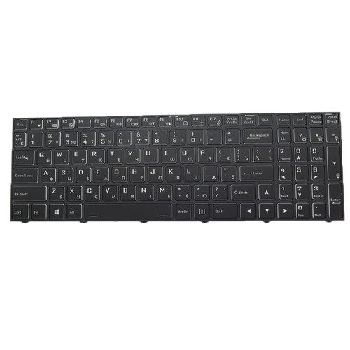 Laptop Backlit Keyboard For CLEVO NP50RNJS NP50RNH NP55RNJS NP55RNH NP50SNX(-G) NP55SNX(-G) Russian RU Black Frame New