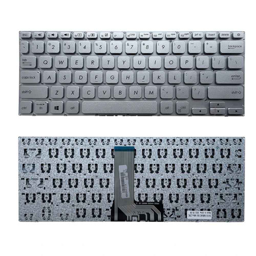 Laptop Keyboard For ASUS F412DA F412FA F412UA United States US Silver without frame