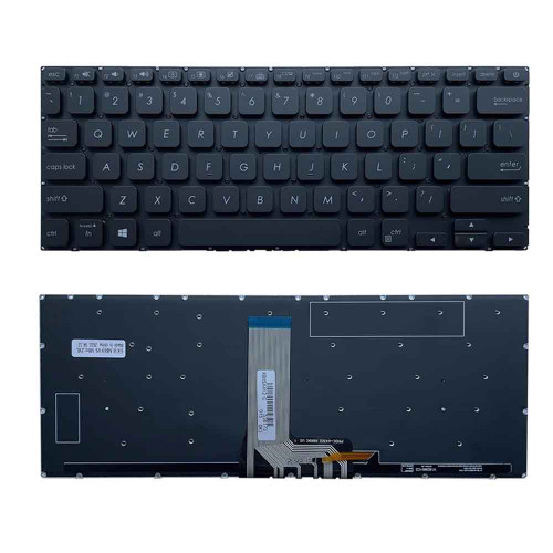 Laptop Keyboard For ASUS X412DA X412FA X412FJ X412FL X412UA X412UB 0KNB0-2612US00 0KN1-7B1US11 V182962CS1 US United States US Black without frame With Backlit