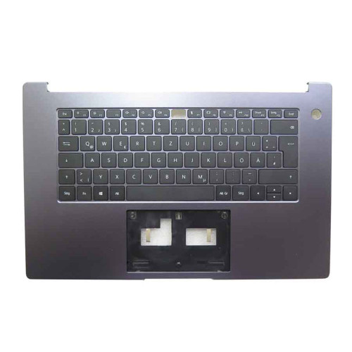 Laptop PalmRest&keyboard For HUAWEI MATEBOOK D 15 Boh-WAQ9R Boh-WAQ9BR Boh-WAQ9AR Gray Upper Case German GR keyboard