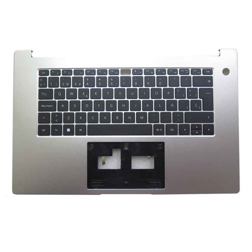 Laptop PalmRest&keyboard For HUAWEI MATEBOOK D 15 Boh-WAQ9R Boh-WAQ9AR Boh-WAQ9BR Silver Upper Case Spanish SP keyboard