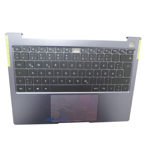 Laptop PalmRest&keyboard For HUAWEI MATEBOOK 14 KLV-W19 KLV-W19L KLV-W29 KLV-W29L Gray Upper Case With Backlit German GR keyboard