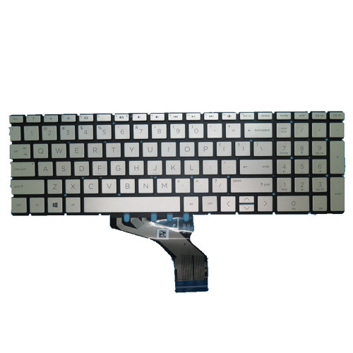 Laptop Keyboard For HP 17-CA000 Without Frame Silver No Backlit United States US