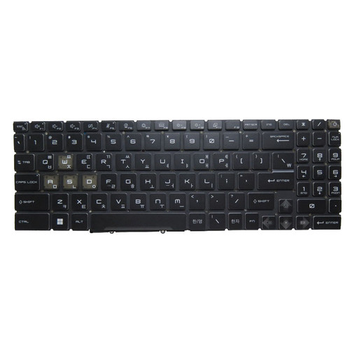 Laptop Blue Monochrome Backlit Keyboard For MSI Creator Z16 HX Studio A13V A13VETA A13VFTA A13VGTA MS-15G3 Korean KR Black Without Frame New