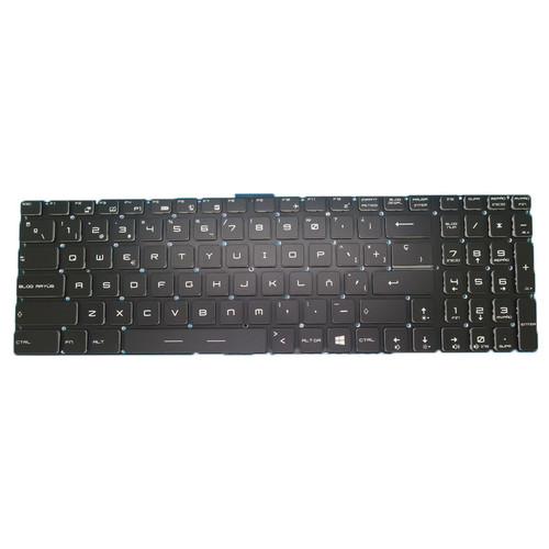 Laptop Backlit Keyboard For MSI P75 Creator 9SD 9SE 9SF 9SG Spanish SP Black New