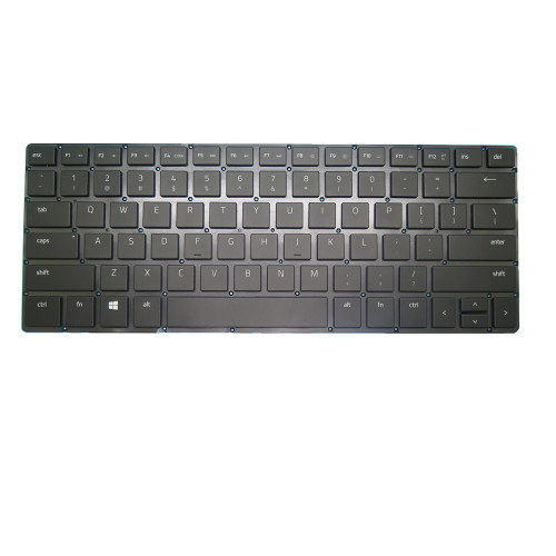 Laptop Keyboard For RAZER Blade 12119573-00 2B-BAM01B210 911100080310 United States US Black Without Frame