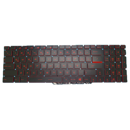 Laptop Red Backlit Keyboard For MSI GL73 8RC 8RCS 8RD 8RE 8SC 8SD 8SDK 8SE 8SEK 8SF 9RC 9RCX 9SC 9SD 9SDK 9SE 9SK Turkey TR Red Words New