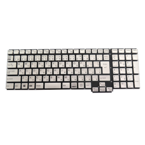 Laptop Keyboard For Fujitsu LifeBook TH77/E3 TH78/E3 TH90/F3 FMVT77E3L FMVT77E3LB FMVT77E3LC FMVT77E3LG FMVT77E3W FMVT77E3WB FMVT77E3WG FMVT77E3WZ FMVT78E3LZ FMVT90F3L FMVT90F3LG FMVT90F3W FMVT90F3WZ Japanese JP JA White Without Backlit New