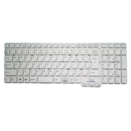 Laptop Keyboard For Fujitsu LifeBook AH76/E1 WAB/E1 FMVA76E1LB FMVA76E1WB FMVWE1AB1B FMVWE1AB3B FMVWE1AB7B Japanese JP JA White Without Backlit New