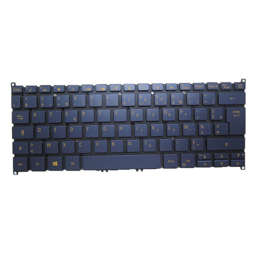 Laptop Blue Backlit Keyboard For ACER Spin 3 SP314-42 SP314-52 SP314-52N SP314-52-31FP 32YM 34RG 35AH 36YC 38EH 39AH 57PF 585L 59LS French FR Black NO Frame New