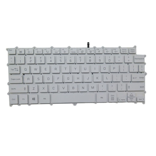 Laptop Backlit Keyboard For LG 13U70Q 13UD70Q 13UD70Q-GX30K 13UD70Q-GX50K 13U70Q-G 13U70Q-G.AA74A8 English US White New