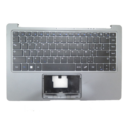 Laptop PalmRest&keyboard For PEAQ PNB S130 S130-CA464BT Gray C shell With Italian IT Black keyboard