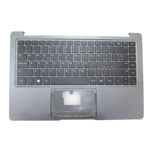 Laptop PalmRest&keyboard For PEAQ PNB S130 S130-CA464BT Gray C shell With Swiss SW Black keyboard