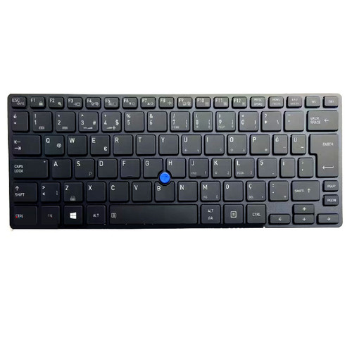 Laptop Keyboard For Toshiba Portege X30-D PT274A-00F003 PT274C-00R004 PT274C-00S004 PT274C-03R004 Turkish TR Black With Backlit&Pointing New