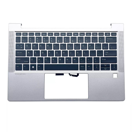 Laptop PalmRest&Keyboard For HP ProBook 430 G8 M24295-001 with backlit SD slot United States US Silver New