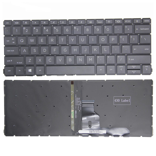 Laptop Keyboard For HP ProBook 430 G8 M24295-001 no frame with backlit United States US Black New