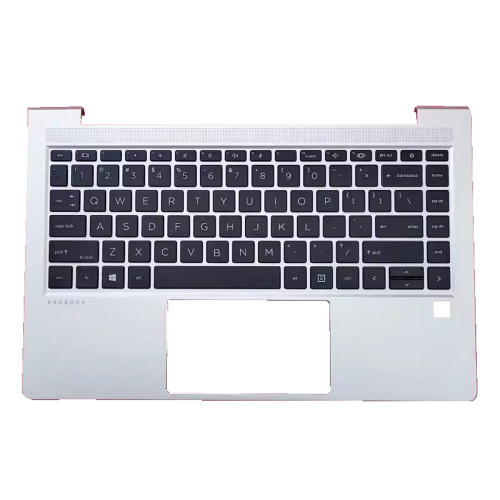 Laptop PalmRest&Keyboard For HP ProBook 445 G8 M23770-001 without backlit with SD slot United States US Silver New