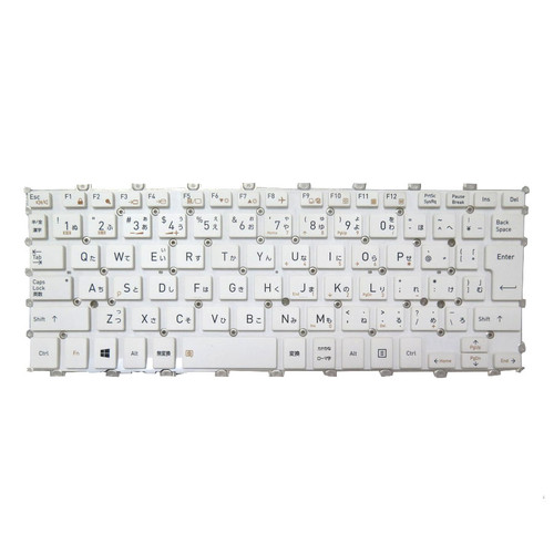 Laptop Keyboard For Dynabook GX83/J PG83JWEWNNHDE PG73JLETNNFDE PG83JLEGNNHDE PG83JLEWNNFKE PG83JWEWNNFKE PG13JLEUNNHCE PG13JWEUNNFJE PG13JWEUNNFKE Japanese JP JA White Without Frame New