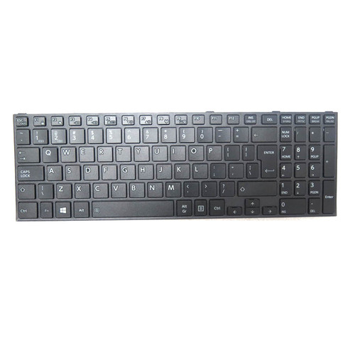 Laptop Keyboard For Toshiba Tecra Z50-C Z50-C-150 Z50-C-155 Z50-C-15N Z50-C-15P Z50-C-15Z Z50-C-17E Z50-C-197 Z50-C-13U English US Big Enter Black Without Backlit&Pointing New