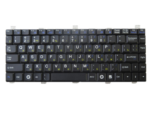 Laptop Keyboard For GETAC VTK107 VTK115 VTK121 VTK168 VTK217 VTK907 12.1' Russian RU Black Without Backlit New