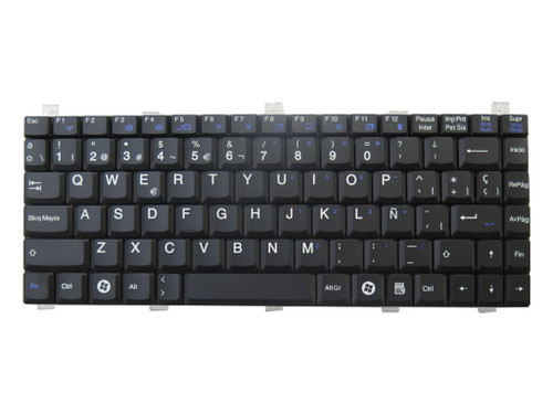 Laptop Keyboard For GETAC VWK101 VWK121 VWK158 VWK168 VWN117 VWN117-ENFIRE VWN126 VWN128 VWP146 VWP156 12.1' Spanish SP Black Without Backlit New