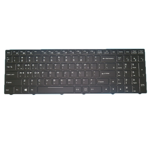 Laptop With Backlit Keyboard For Eluktronics N857EK1 Pro-X Korean KR Black Frame New