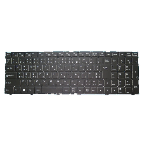 Laptop With Backlit Keyboard For Eluktronics N857EK1 Pro-X Japanese JP Black Frame New