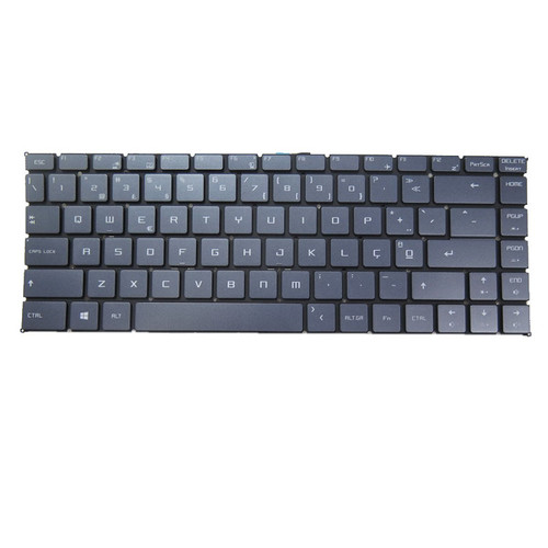 Grey Laptop Backlit Keyboard For MSI P65 Creator 8RD 8RE 8RF 8SD 8SE 8SF 9SD 9SE 9SF 9SG Portugal PO Without Frame New