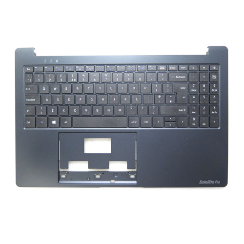Laptop Palmrest For Dynabook Satellite Pro C50-J-11Z C50-J-126 C50-J-127 C50-J-12F C50-J-12H C50-J-12K C50-J-12M C50-J-12N C50-J-12O C50-J-12P Blue With United Kingdom UK keyboard Upper Case 98%New