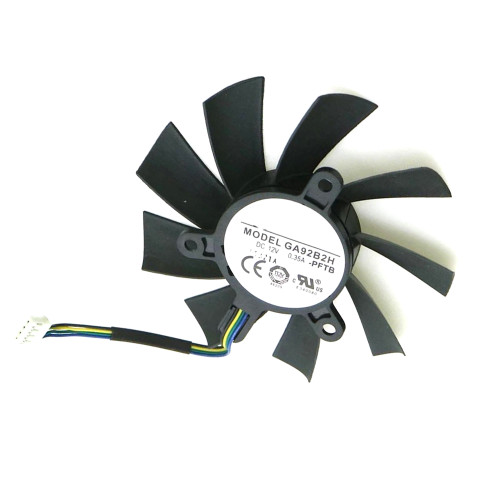 Cooling Fan GA92B2U GA92B2U-PFTB DC12V 0.35A 4Pin 87MM New