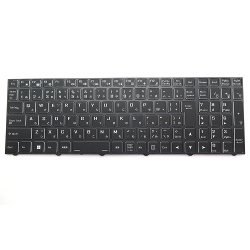 Laptop Keyboard For Iiyama LEVEL-15FX164-i7-RMSX-Rush LEVEL-15FX164-i7-RMSX-SBIe ILeNEi-15FX164-i7-RMSXB-Rush ILeNEi-15FX164-i7-RMSXB-SBIe NP50RND1 Japanese JP JA Black With Backlit New