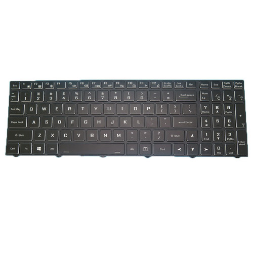 Laptop Keyboard For EVOC High Performance Systems X3701A-HX X3701B-HX X3701C-HX X3701D-HX X370SNV X370SNV-G X370SNW X370SNW-G English US Black Without Backlit New