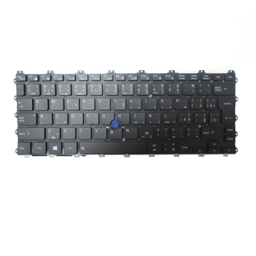 Laptop Keyboard For Dynabook Portege X30L-K X30L-K-12P X30L-K-12Q X30L-K-12R X30L-K-12U X30L-K-12V X30L-K-12W X30L-K-12X X30L-K-12Y X30L-K-13A Czech CZ Black With Backlit&Pointing New