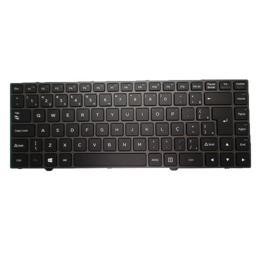 Laptop Without Point Stick Keyboard For Positivo Master N6140 N6240 N8240 N8000 No Backlit Brazil BR Gray Frame New