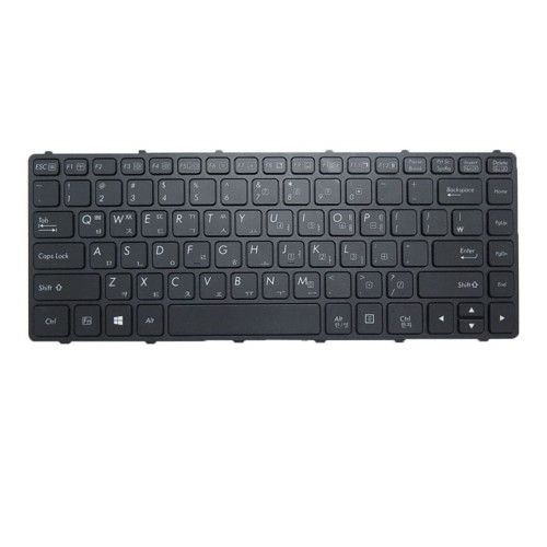 Used Laptop Keyboard For GETAC S410 S410G1 S410 G1 Korean KR KR-RO With Backlit Black Frame 98% New