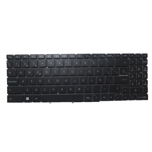 Laptop Per-Key RGB Backlit Keyboard For MSI Creator Z16P B12UET B12UGST B12UHST B12UHT MS-15G1 Spanish SP Black Without Frame New