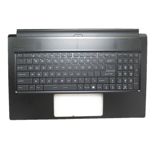 Laptop Black PalmRest&Keyboard For MSI GS75 3077G3C211HG02 English US Backlit Keyboard Without Touchpad New