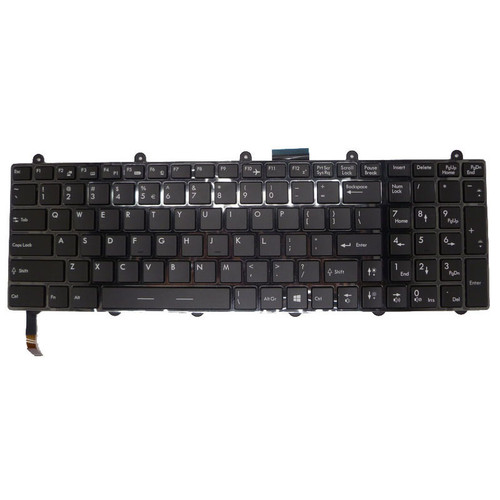 Laptop Backlit Keyboard For Avell G1513 Max G1513 fire G1713 Max G1713 fire English US Black With Frame New