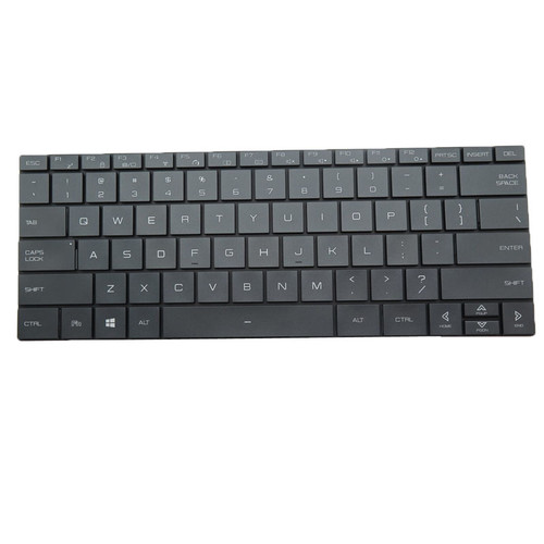 Grey Laptop Backlit Keyboard For Tongfang PF4WU1F 14' United States US No Frame New
