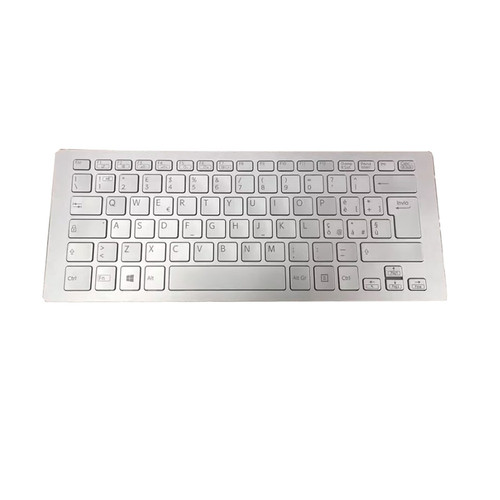Laptop Keyboard For SONY SVF15N SVF15N1D4E SVF15N1E2E SVF15N1F4R SVF15N1G4R SVF15N1H4R SVF15N1I4R SVF15N1J2E SVF15N1L2E Italy IT Silver With Frame With Backlit New