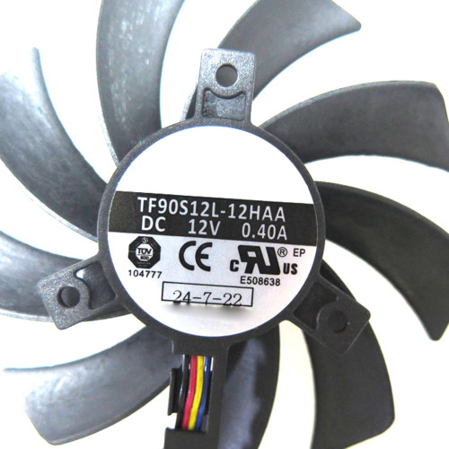 Replacement MINI PC Fan TF90S12L-12HAA DC12V 0.40A 4PIN New