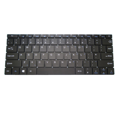 Laptop Keyboard For UMAX VisionBook 12Wa Yellow UMM230121 United Kingdom UK Black New