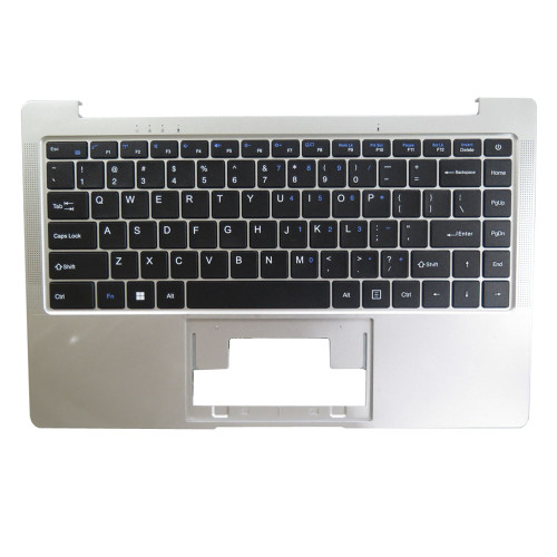 Laptop PalmRest&keyboard KUU Xbook-2 Xbook 2 English US Without Touchpad Silver 98% New