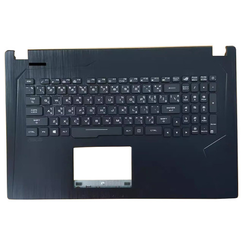 Laptop PalmRest&keyboard For ASUS ROG Strix GL753V GL753VD GL753VE Black Upper Case Thailand TI With Backlight keyboard